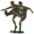 Escultura de bronce vida tamaño deportivo hombre